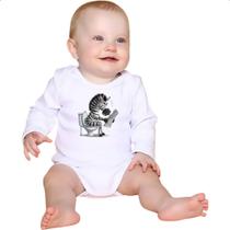 Body intantil Zebra na sala de forca