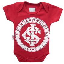 Body Internacional Bebe Recem Nascido Oficial Escudo Revedor Body Internacional Bebe Recem Nascido Oficial Escudo Revedor
