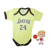 Body Lakers 24 Basquete Temáticos Infantil Personagens Mesversario Fantasia - YAS MANU BABY
