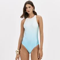 Body Lança Perfume Sem Manga Pr26 Azul Feminino