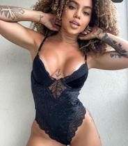 Body lavinia preto tamanho M Body lavinia preto tamanho M
