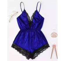 Body Lingerie de Renda com decote em v para Body ElaShopp