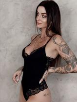 Body Low - Alcinha Tecido Canelado - Preto Body Low - Alcinha Tecido Canelado - Preto