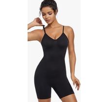 Body Macaquinho Cinta Modeladora Bermuda Bumbum Costa Nua