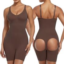 Body Macaquinho Modelador Short Realça Bumbum Abertura COR:NUDETAMANHO:G