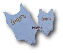 Body Mãe E Filha Kit 2 Peças Maiô Praia Atacado - Body Mãe E Filha Kit 2 Peças Maiô Praia Atacado -