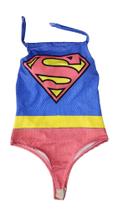 Body Maio Carnaval Supergirl Superman Com Bojo Fantasia BM