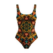 Body Maiô Estampado Mandala Energia Elétrica