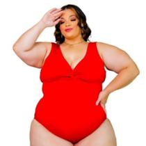 Body Maio Feminino Costa Nua Alça Larga Moda Praia Plus Size