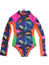 Body Maiô manga longa kids Carol Dino Space Siri Kids