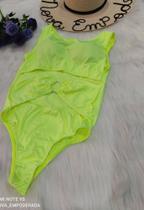 Body/Maiô neon com bojo