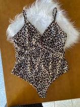 Body Maiô Onça Plus Size