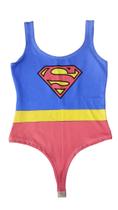 Body Maio Para Praia Superman Supergirl Personalizado Adulto BM Body Maio Para Praia Superman Supergirl Personalizado Adulto BM