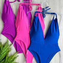 Body Maiô Paula em Tecido Suplex