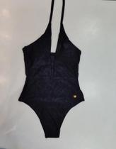 Body/Maiô Preto Praia Decotado Body/Maiô Preto Praia Decotado