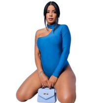 Body Maiô Sexy Com Bojo Uma Manga Body Maiô Sexy Com Bojo Uma Manga