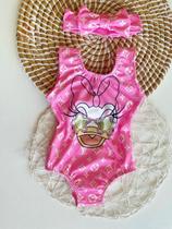 Body Maio Suplex Infantil Temático Margarida griffe