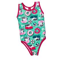 Body Maiô Uv 50+ Infantil Menina Bebê Moda Praia