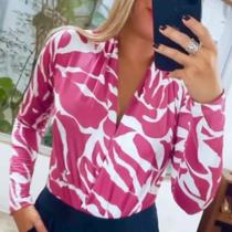 Body Malha Fluity Rosa