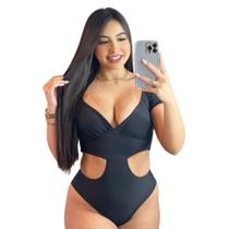 Body Manga Bufante Com Bojo Abertura Laterais Sexy