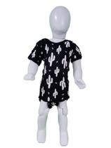 Body manga curta bebê masculino em Suede cactos