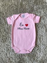 Body manga curta bebê