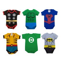 Body Manga Curta Bebê Temático Infantil Mesverario