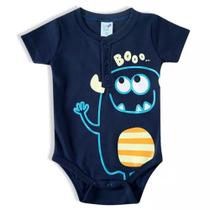 Body manga curta Booo Cor Marinho TIP TOP Body manga curta Booo Cor Marinho TIP TOP