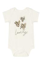 Body Manga Curta Feminino com Strass Corações- UP BABY Body Manga Curta Feminino com Strass Corações- UP BABY