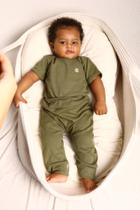 Body Manga curta + Mijão Linha Clean - Pé de Amor