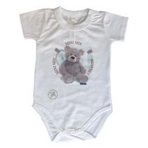 Body Manga Curta Mini Mix Urso Gbaby - G