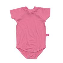 Body Manga Curta Modal Extensível Rosa Concuca