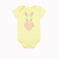 BODY MANGA CURTO 11948 - G - Amarelo