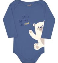 Body Manga Longa Bebê Masculino REF:10991 - Kiko e Kika