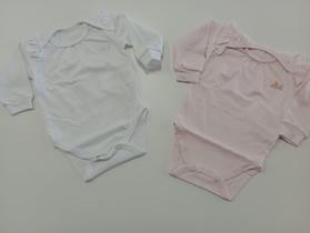 Body manga longa bebe menina letut