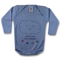 Body Manga Longa Bebe Suedine Estampa de Girafinhas Azul Menino 100 algodão Quentinho e Durável Macio Enxoval Cha de Bebe Maternidade Baby Deluxy Body Manga Longa Bebe Suedine Estampa de Girafinhas Azul Menino 100 algodão Quentinho e Durável Macio Enxoval Cha de Bebe Maternidade Baby Deluxy