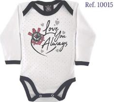 Body manga longa - corinthians love you always 10015 - baby best