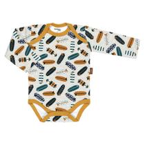 Body Manga Longa em cotton, diversas estampas - 1 Peça Body Manga Longa em cotton, diversas estampas - 1 Peça