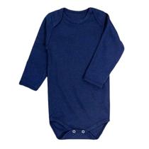 Body manga longa liso suedine unissex Body manga longa liso suedine unissex