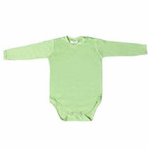 Body Manga Longa Mini Mix GBaby Cor Verde - P