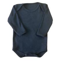 Body Manga Longa para Bebê Menina E Menino Cores Lisas 100% Suedine