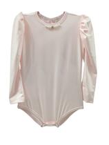 Body Manga Longa Perolas Infantil Menina Básico Princesa Body Manga Longa Perolas Infantil Menina Básico Princesa