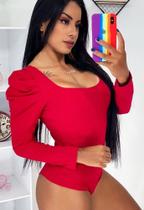 Body Manga longa Princesa Body Manga longa Princesa