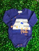 Body Manga Longa Super Piloto Coelho Masc