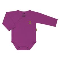 Body Manga Longa Transpassado em cotton, varias cores - 1 Peça