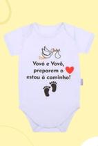 Body manga longa unissex frases especiais para anunciar a gestação. Body manga longa unissex frases especiais para anunciar a gestação.
