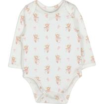 Body Manga Longa - Ursinha Bailarina - Bibe