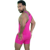 Body Masculino Macaquinho Tecido Uv Shorts