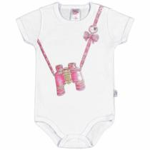 Body Meia de Leite Manga Curta Binóculo Ref. 110662 Body Meia de Leite Manga Curta Binóculo Ref. 110662