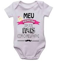 Body meu primeiro dia dos pais com meu papai infantil bori